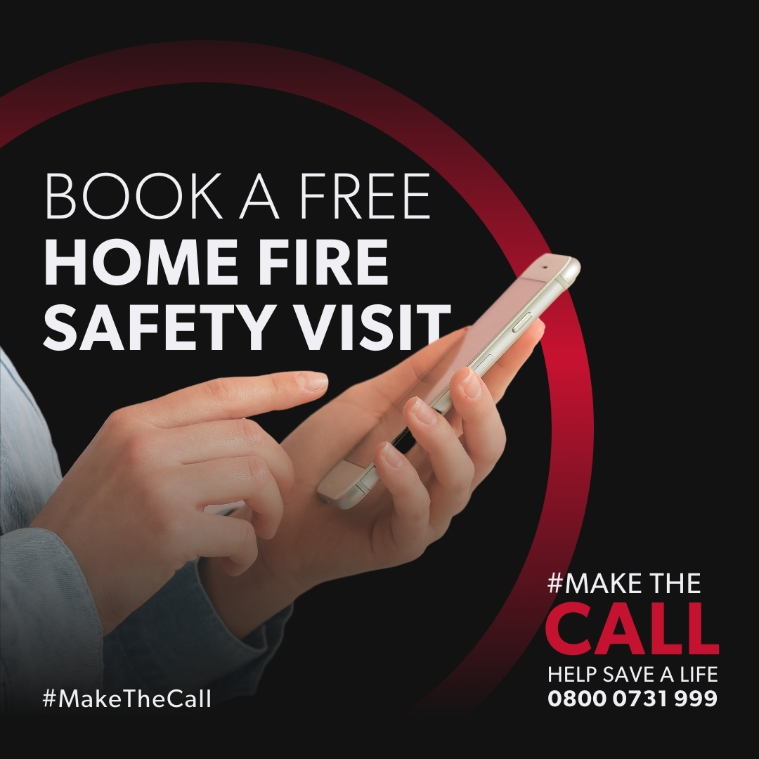 Do you know someone who is over 50, smokes and Lives alone or Uses medical oxygen or Has mobility issues? Phone 0800 0731 999 or text FIRE to 80800 #MakeTheCall