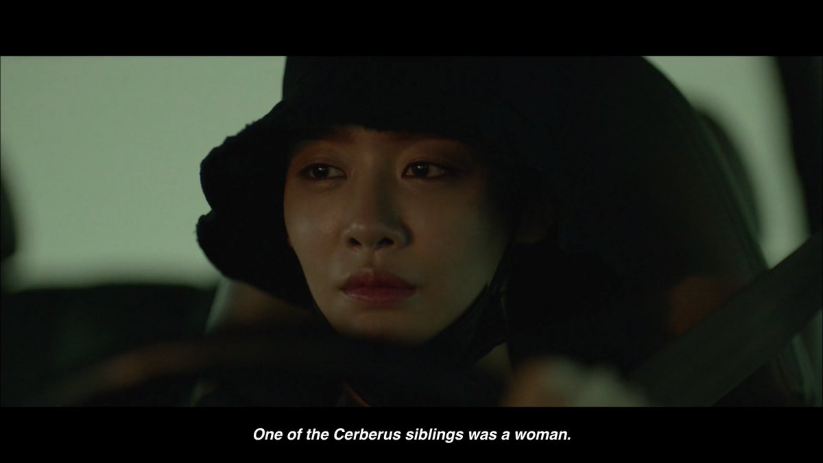 Who is the sister of Cerberus? Yes, the pictures are spoilers but... what is the real relationship between Lee Yoong Jeob (#LeeHeeJoon) and Kim Hyo-kyeong (#ChaJooYoung)? and why is she devoted to vengeance? In #Chimera S1E16 it's the key!