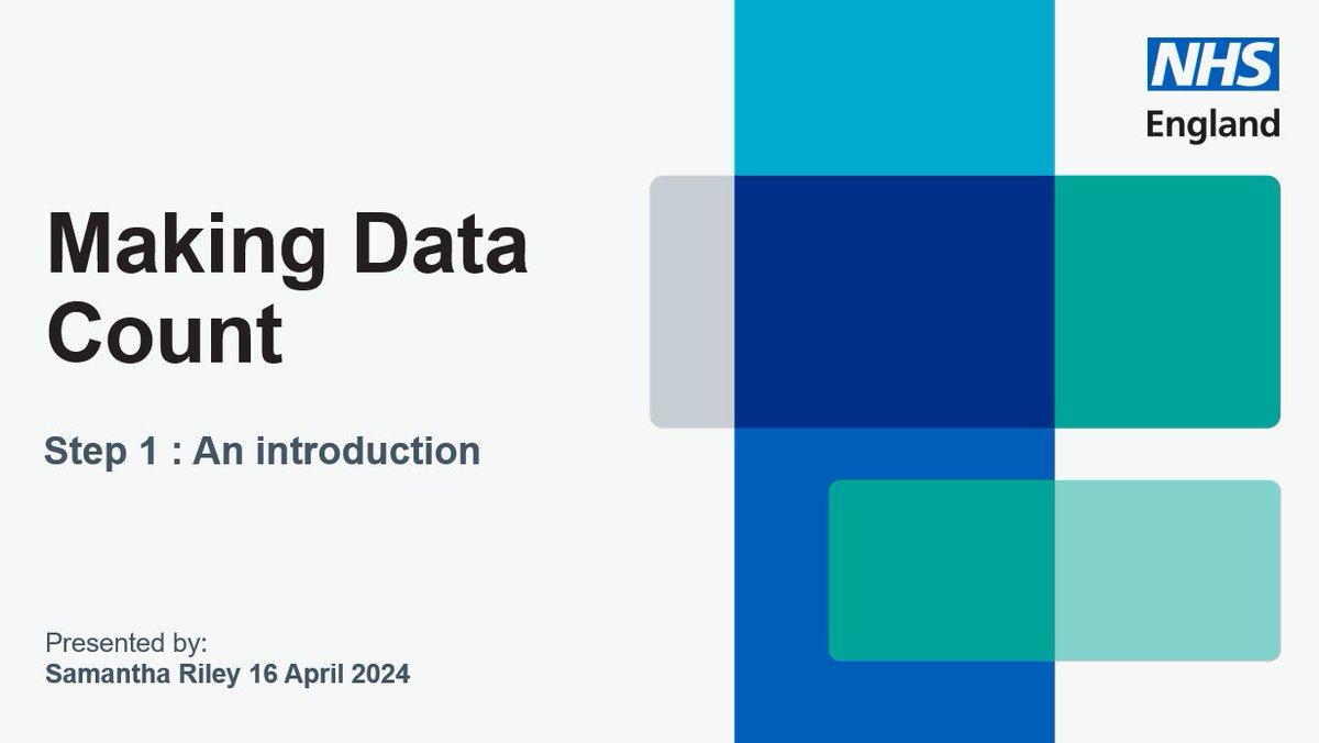 Very excited to see record numbers signing up for the next Step 1 Making Data Count session - nearly 400 signed up so far 😮16 April 11.00-12.00. Register here to find out how easy SPC can be events.england.nhs.uk/events/step-1-…