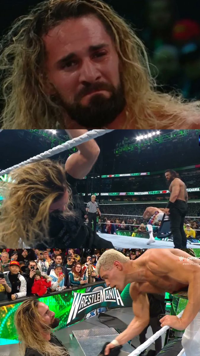 heeldibyajyoti's tweet photo. Seth betrayed The Shield 10 years ago for his own selfish good - creating a monster in Roman - and tonight he sacrificed everything to kill the same monster out of a selfless will to help another man.

I'm not crying.
#SethRollins 
#WrestleMania40 https://t.co/h8cAZfkeyV