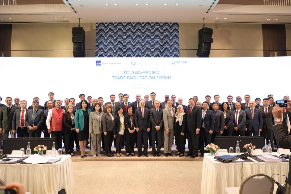 Costs on the rise & volatile, but #TradeFacilitation could mitigate challenges ahead.

The 11th #APTFF in #Samarkand🇺🇿 brought together over 250 experts from 30+ countries, exploring how digitalization can foster sustainable supply chains in #AsiaPacific: buff.ly/3U5Oci3