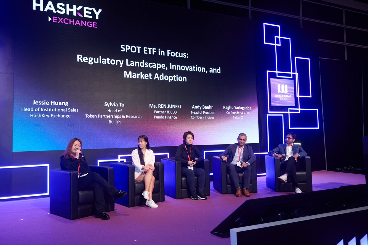 Get ready to demystify #Web3 & dive into the thrilling world of #SpotETFs! Join panel discussion with hashkey as we explore the frontiers of tech, emerging trends, and the dynamic regulatory landscape. Let's embrace the market's future together! #TechInnovation…