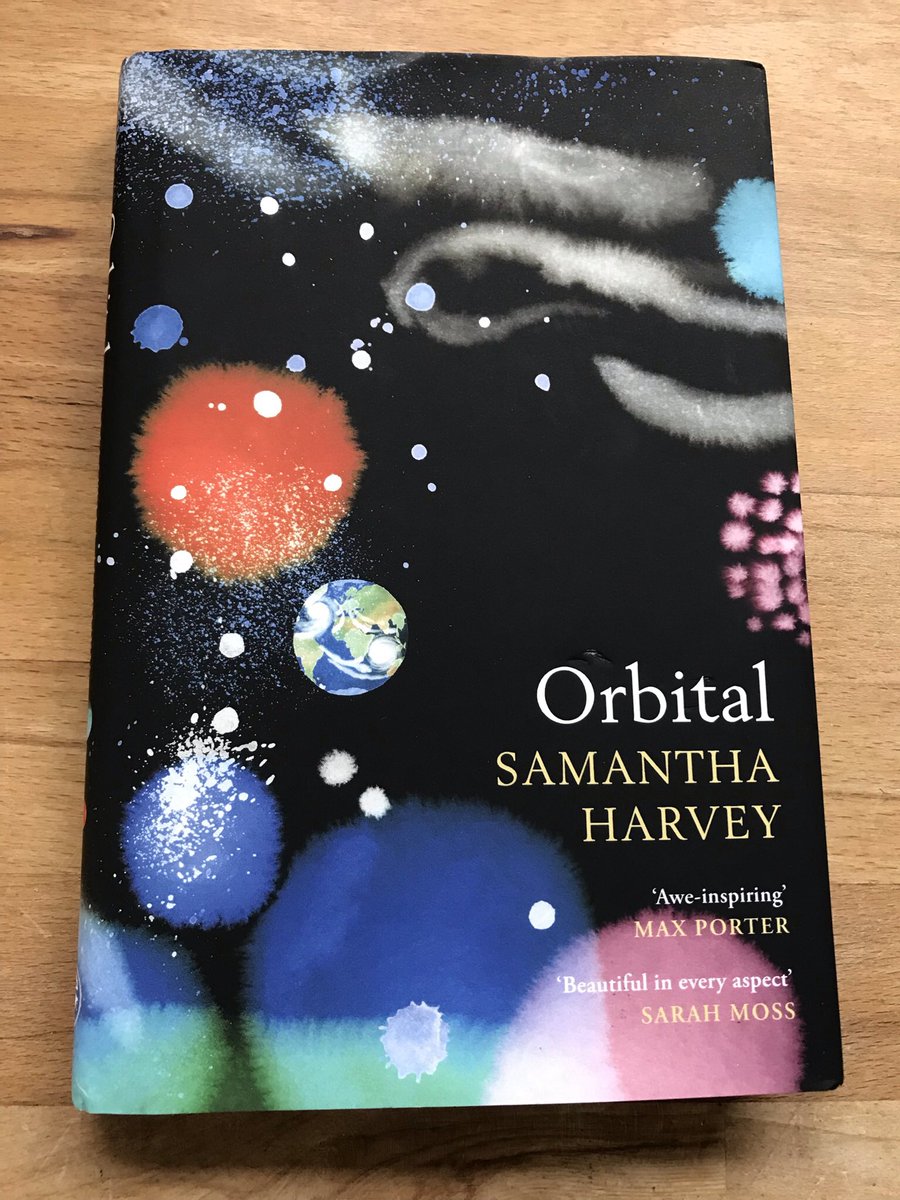 Sometimes I choose books because they’ll be awe-inspiring, in their ideas, and their execution. Samantha Harvey is wise, thoughtful & considered. Her prose is astonishing. #Orbital will be wonderful and, halfway through writing my next novel, I know it will make me up my game.🪐