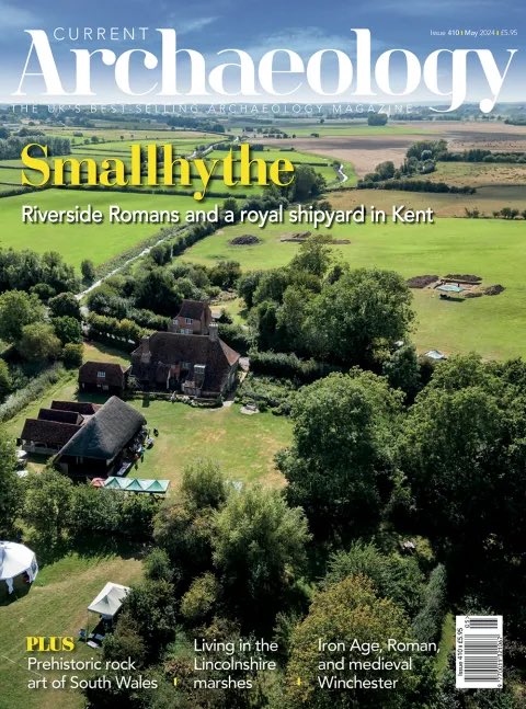 Wonderful to see @southeastNT @NatTrustArch #Archaeology feature on the front cover of @CurrentArchaeo magazine this month, sharing the news of fieldwork from @SmallhytheNT #Kent - a great site, project and team alike the-past.com/feature/romans…