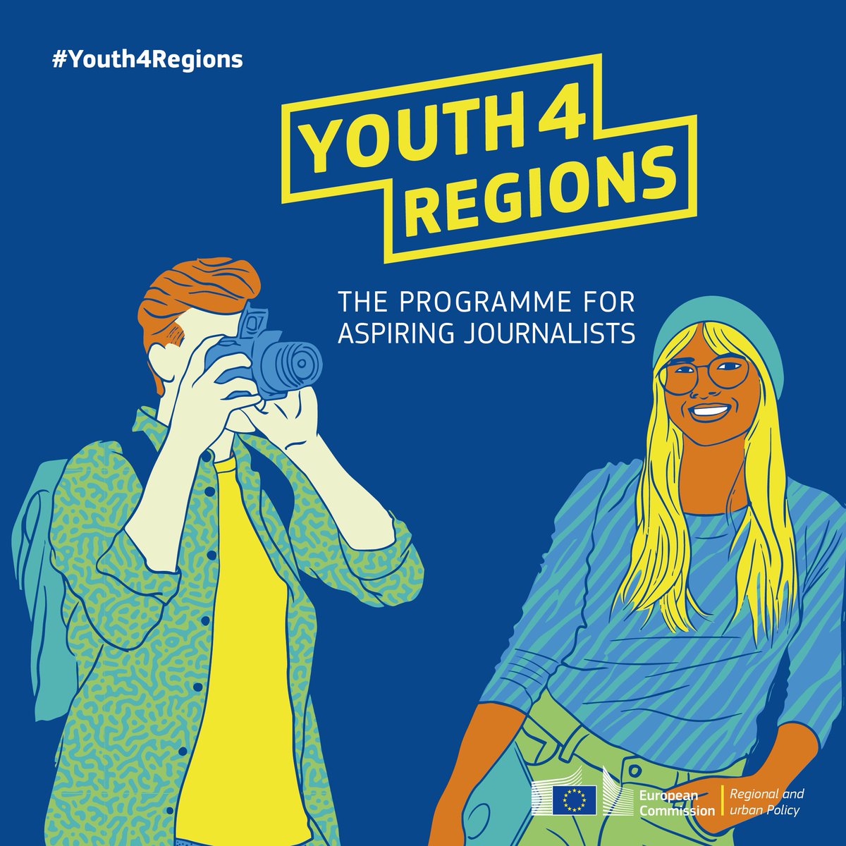 The application period for the new edition of the #Youth4Regions is now open!

This programme offers journalism students and young journalists a fantastic opportunity to receive a week of training in Brussels in October 2024.

Apply now: europa.eu/!nmTTtb

#EUFunds