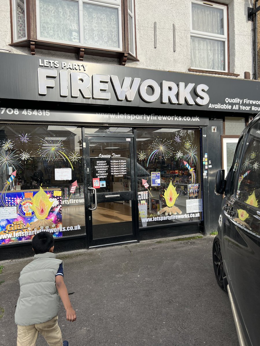 Firework shop in RM12 6RJ: a gem for celebrations & shopping! Need assistance after hours? They're just a call away, fostering local community bonds. Plus, they gifted free fountain crackers for my kids, showing their community spirit.Let's #supportSMEs. @SME4LABOUR