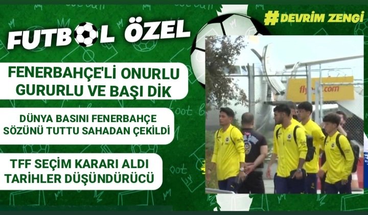 Fenerbahçe'li onurlu, gururlu ve başı dik..Dünya basını: Fenerbahçe sözünü tuttu sahadan çekildi..Tff'nin seçim kararı ve düşündürücü tarih.. Ve günün gelişmeleri.Buyurun efendim. 👇👇👇👇👇👇👇 youtube.com/live/zH1XAEhRf…