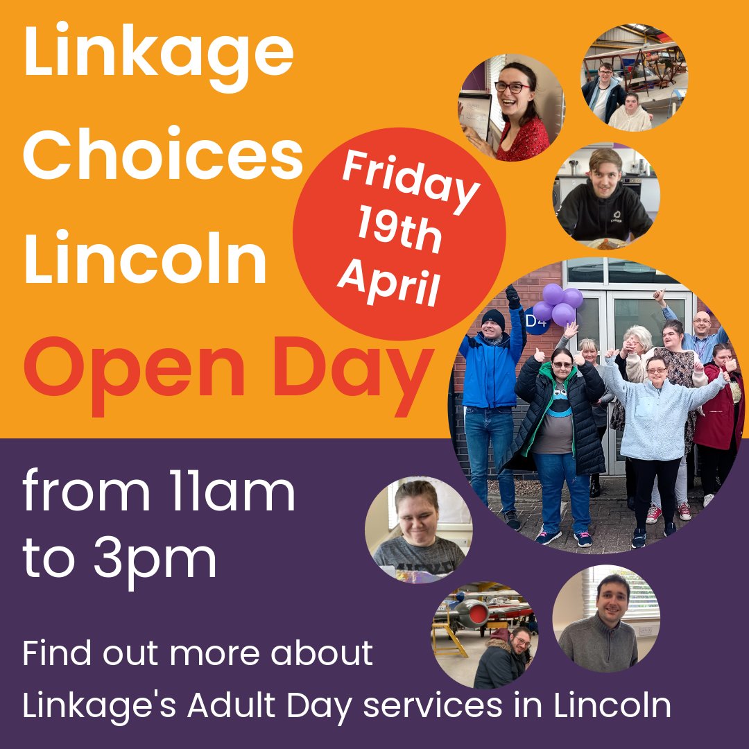 Discover our NEW Lincoln Service at our open day! 🤩

📍 Join us at Linage Choices Lincoln
📅 On Friday 19th April
🕚 from 11am to 3pm

For more details, visit our website: linkage.org.uk/choices-lincol…