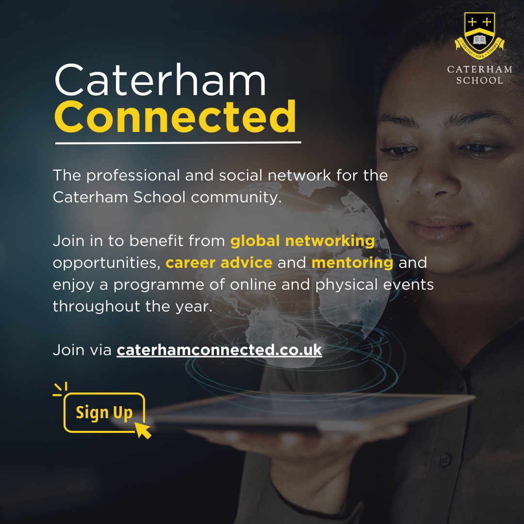 Sign up to CaterhamConnected today! caterhamconnected.co.uk