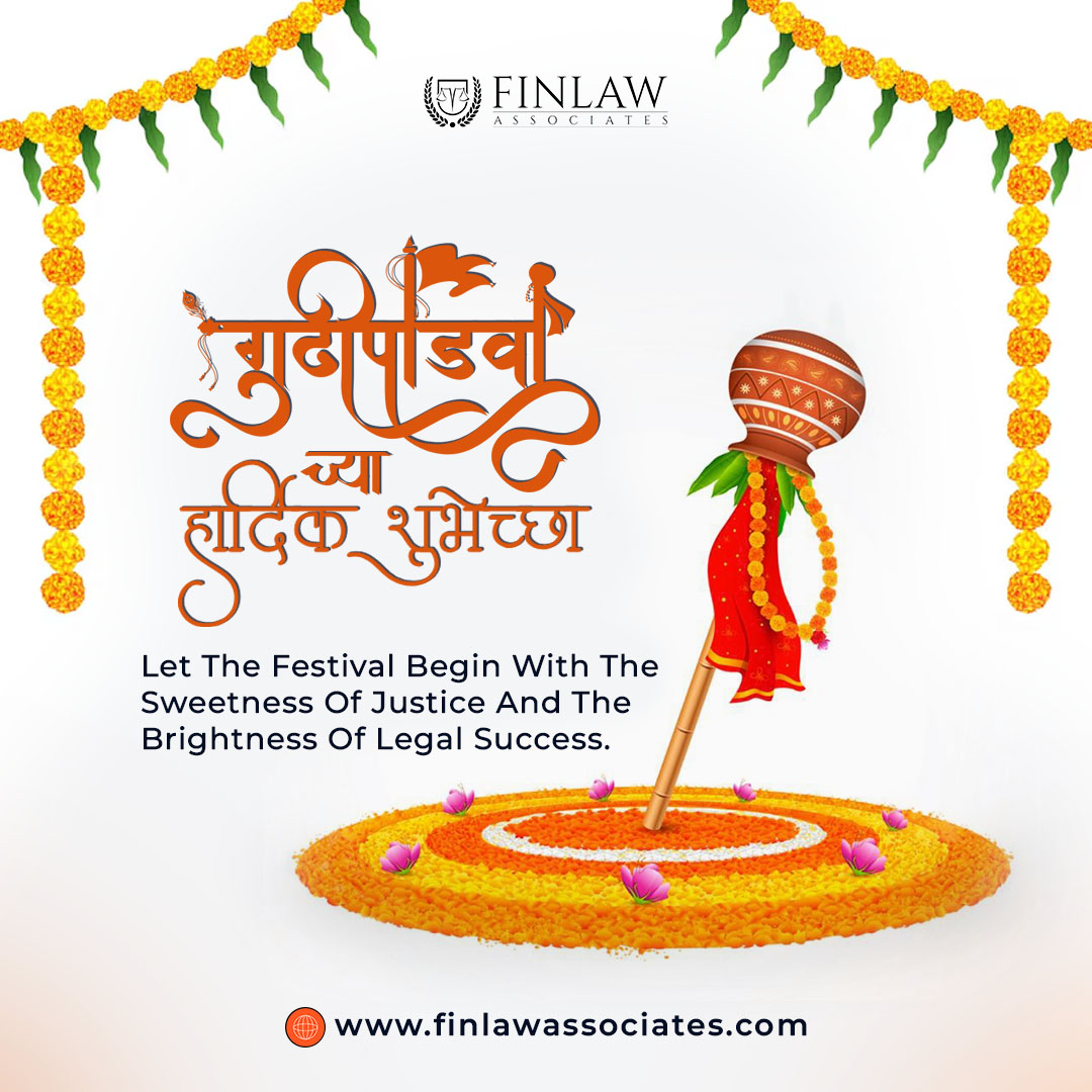As we welcome the New Year, may your life be adorned with the colors of joy, success, and prosperity. Happy Gudi Padwa from Team Finlaw Associates.
.
#finlawassociates #नववर्षाच्याशुभेच्छा #GudiPadwa2024 #FestiveVibes