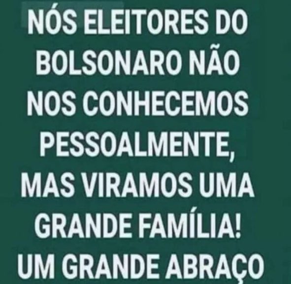 SIGAMOS IRMÃOS EM CRISTO! FORÇA FOCO E FÉ ESTOU SENTINDO MUITA TRISTEZA POR AQUI. SER PATRIOTA É DEFENDER O QUE REALMENTE TRANSFORMA UM PAÍS E SEU POVO. FUI INDICADA A INSTALAR O VPN SE FOR O CASO HÁ OUTROS APLICATIVOS. ESTOU CHEGANDO PARA FAZER PROVA. PREPARADA🤝 CARINHO🫂