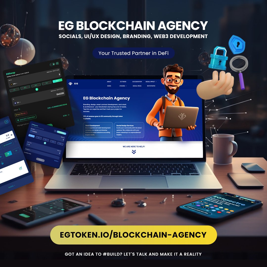 $EG has its Web3 Development and Design agency that has helped many startups. Elevate your success with EG’s top-notch expertise in Web3 development with decades of experience in building enterprise solutions.