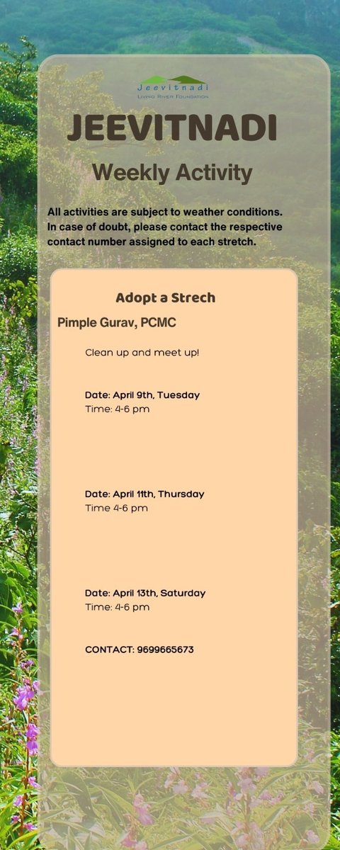 Our volunteer Kalyan Mane is leading weekly clean up at PCMC area, thrice a week. Requesting all staying around that area, to join the team. Location: maps.app.goo.gl/x27WCGSuvjHrwr…