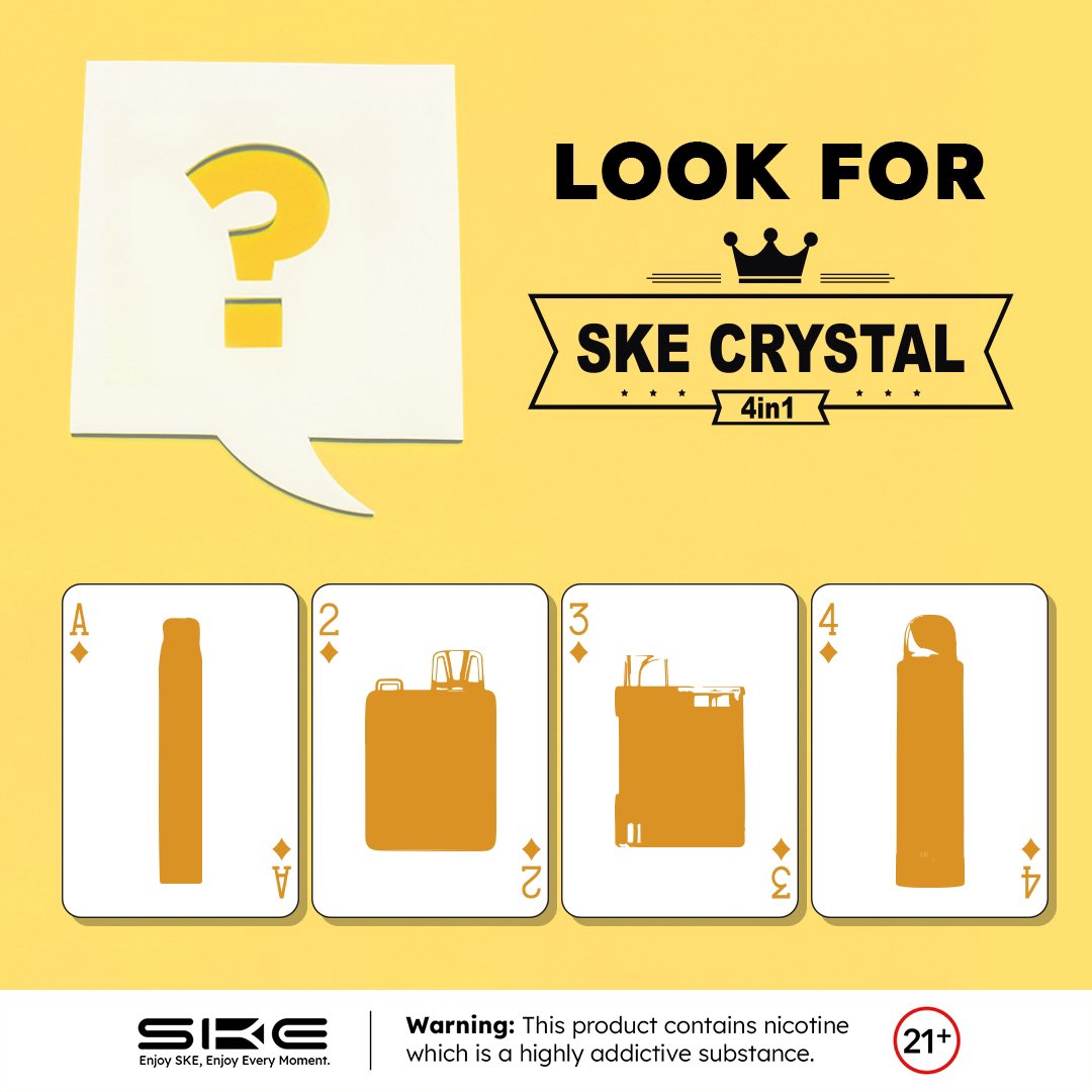 ➡Look for #skecrystal4in1
Can you guess which one is true?

Warning: This product contains nicotine which is a highly addictive substance. You must be 21+
#skecrystal #vapeLife #vapecommunity #vapefam #vapelove #vapedaily #vapeshow #vapeus