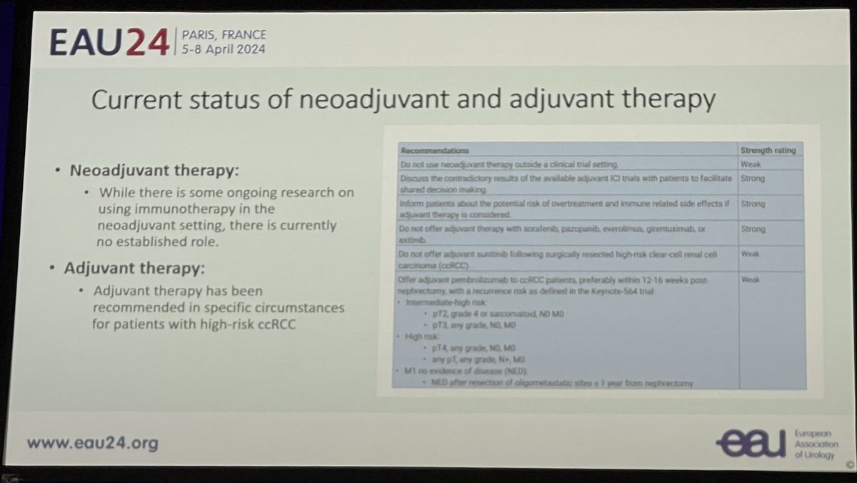 Dr @Yasminabugh Treatment Options of Metastatic #RenalCellCancer #RCC | #EAUN24 #kidneycancer