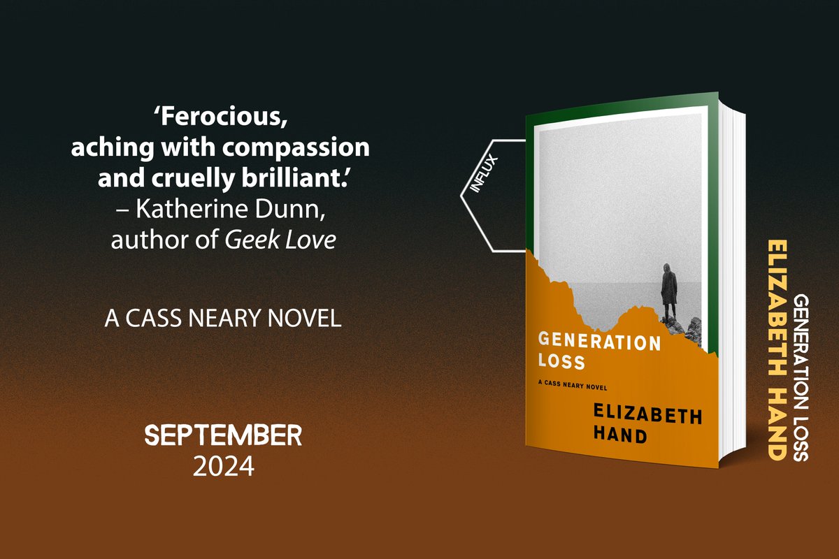 Influx Press are publishing @Liz_Hand's cult-favourite Cass Neary series of literary crime thrillers, with a set of striking new covers from award-winning designer Luke Bird. Pre orders are now open influxpress.com/generation-loss