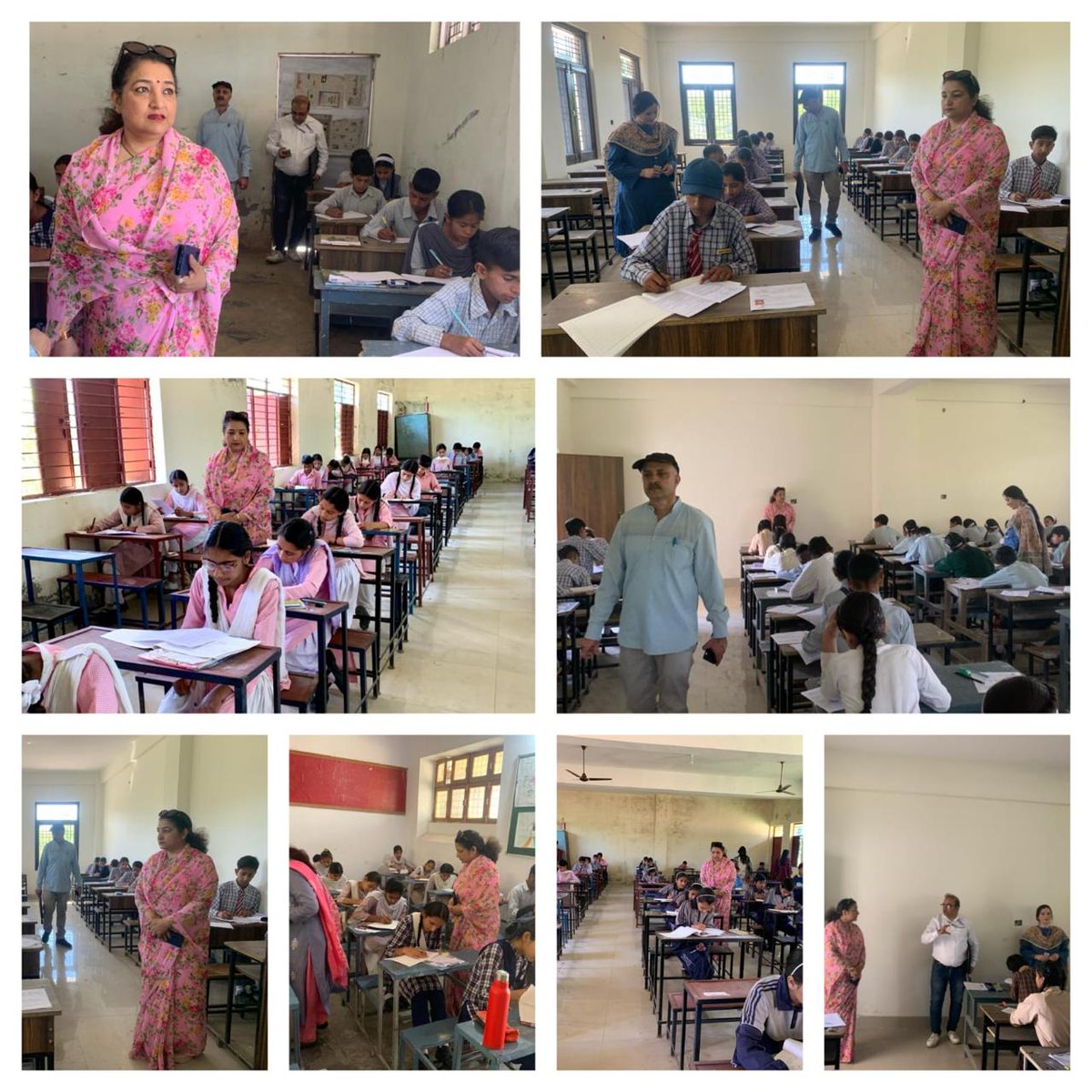 📝 Joint Director SCERT Jammu Division, Prof. Dr. Sindhu Kapoor, spearheading the monitoring efforts for Middle Standard Examination at Jammu, Udhampur and Reasi districts.