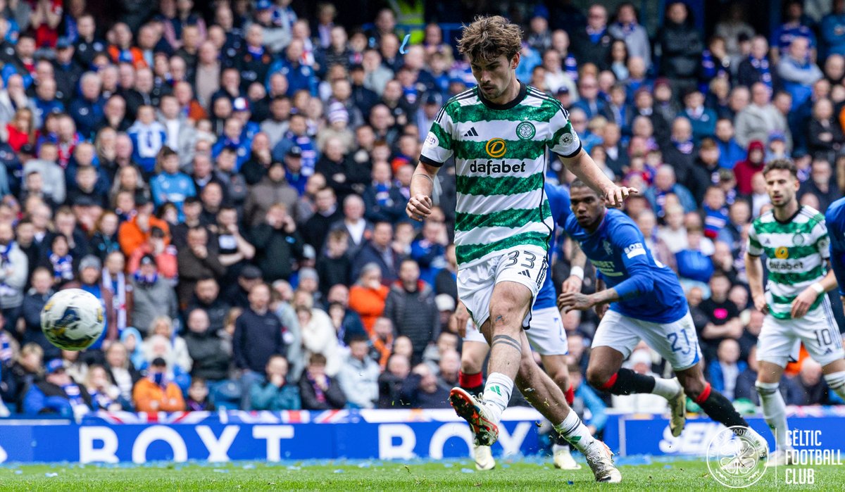 🥵 <a href="/mattoriley8/">Matt O'Riley</a> with a casual panenka at Ibrox 

#RANCEL | #cinchPrem | #CelticFC🍀