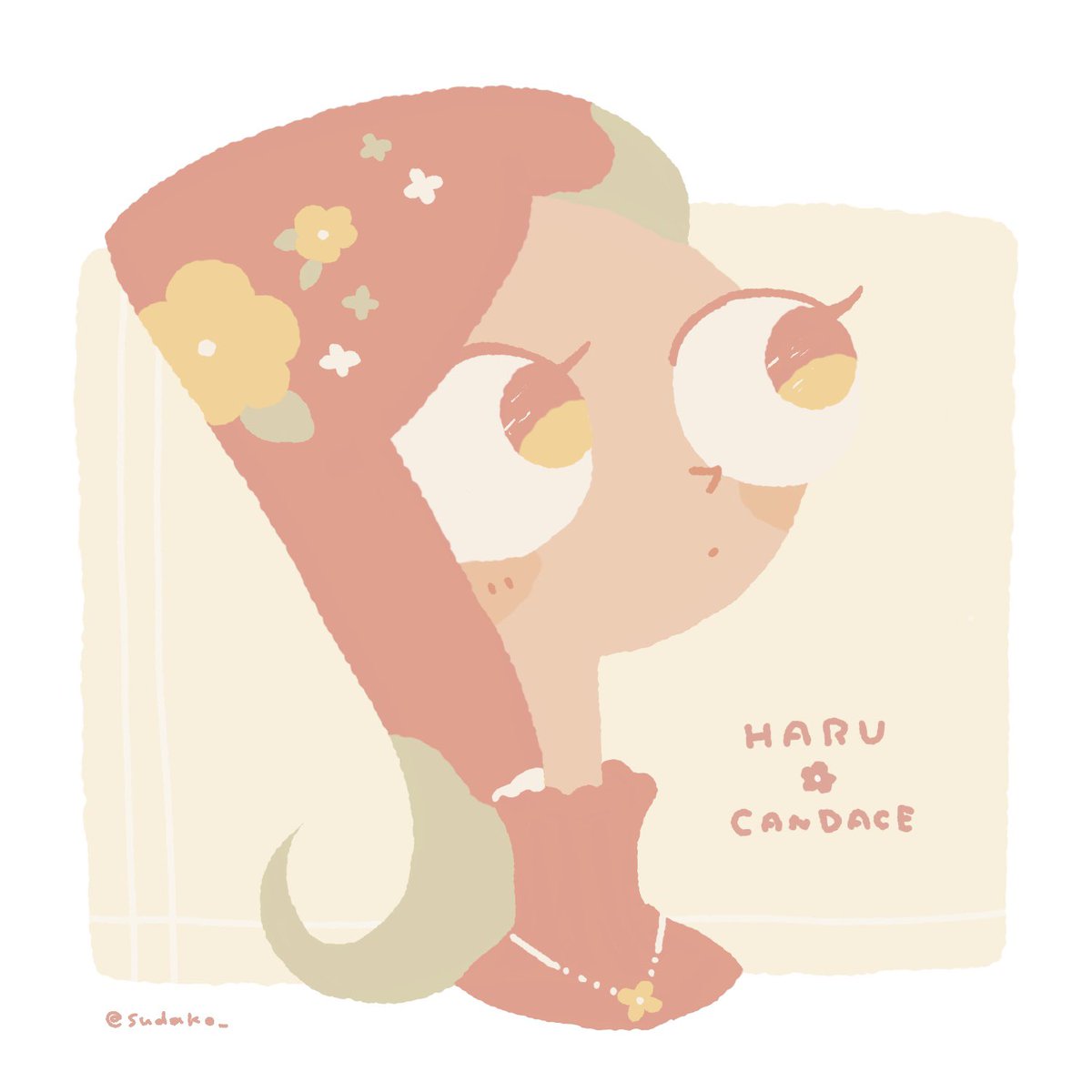 「春カラーなキャンディス 」|酢蛸🏖のイラスト