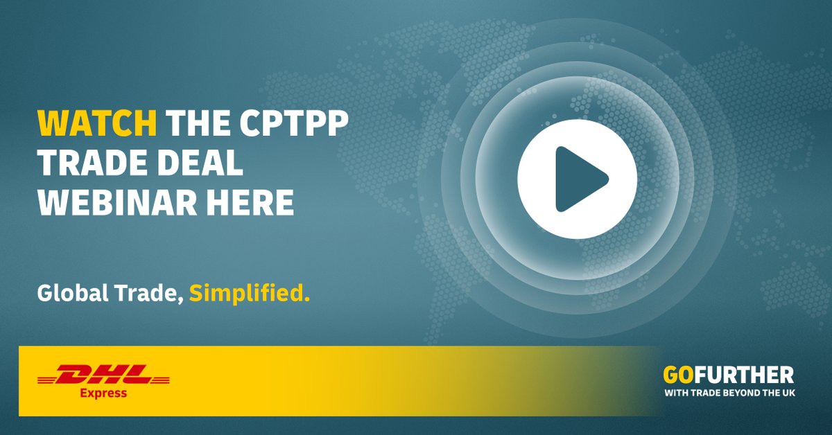Couldn't attend our CPTPP trade deal webinar? Catch up on the latest insights and advice, and discover the international growth opportunities this deal brings, in your own time. Watch the webinar here: spkl.io/60194FGeL #GlobalTradeSimplified #GlobalTrade #CPTPP