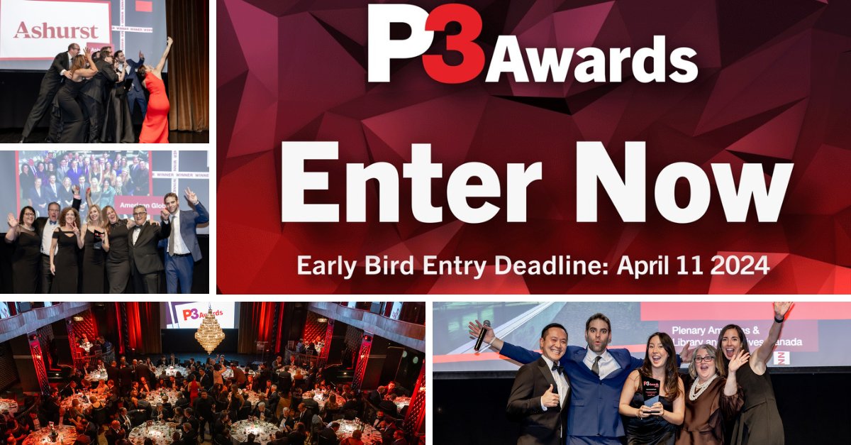 Join the ranks of our esteemed past winners. 
Submit your entry for the P3 Awards 2024 before the early bird deadline closes ➡ lnkd.in/evu5snTj.

#P3 #PublicPrivatePartnerships #Infrastructure #PPP #InfrastructureInvestment #PublicSector #PrivateSector #P3Projects
