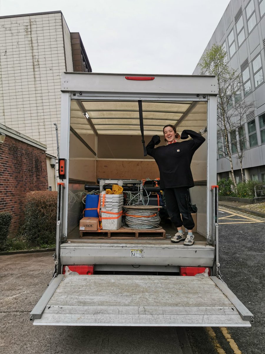 The team is all packed and ready for fieldwork in #IslesofScilly, all we need now is a weather window! 🤞🤞🤞 @shionreynell @ronanconlon19 @Dr_Emma_Sheehan