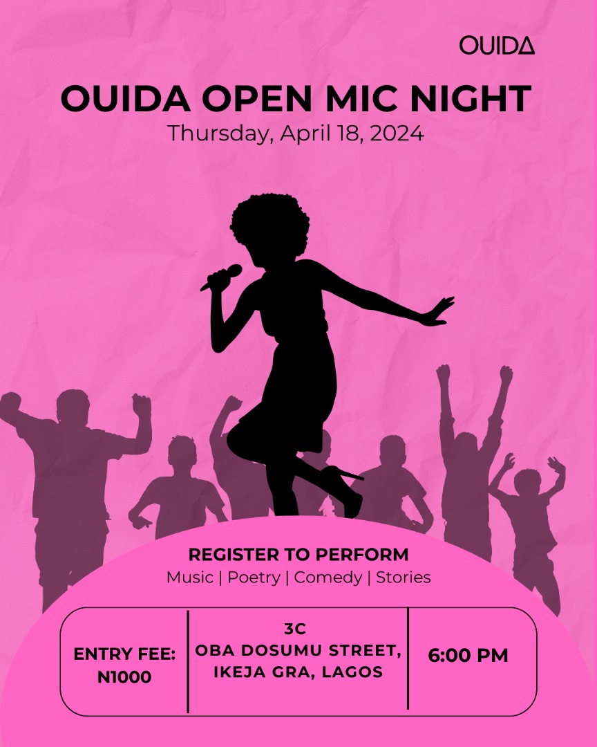 We are back and we are calling all performers! Get ready to share your talents at the next Ouida Open Mic Night. Whether you're a musician, poet, storyteller, comedian, or anything in between, we want to see you on stage! ✨ Click the link to register ouidalagos.com/events/open-mi…