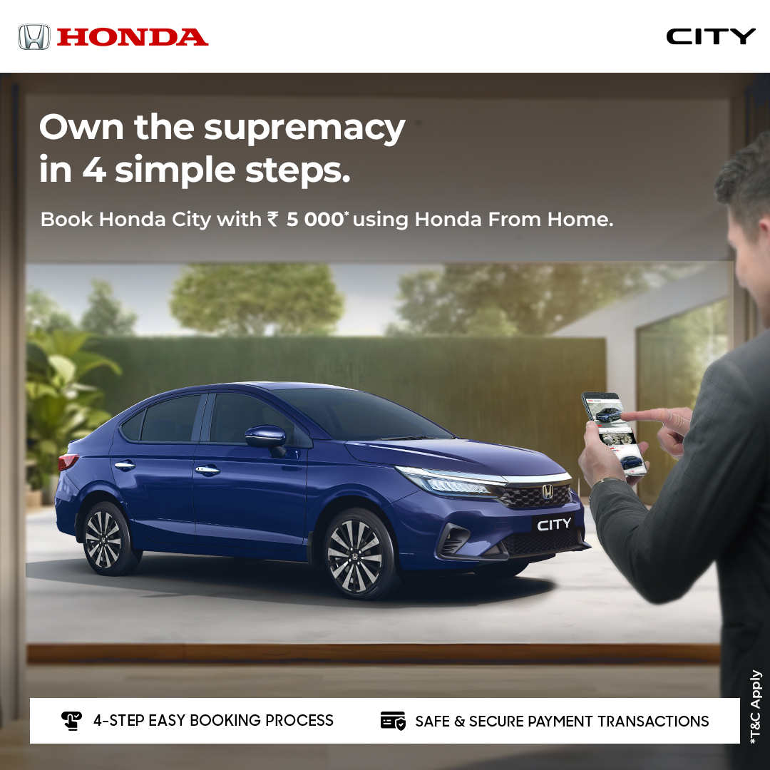 Discover the perfect blend of sheer elegance and supreme performance right from the comfort of your home. Witness the legendary Honda City. Explore Honda From Home Visit the link :- bitly.ws/3hEaR *T&C Apply #HondaFromHome #HondaCarIndia #HondaCars #HondaCity