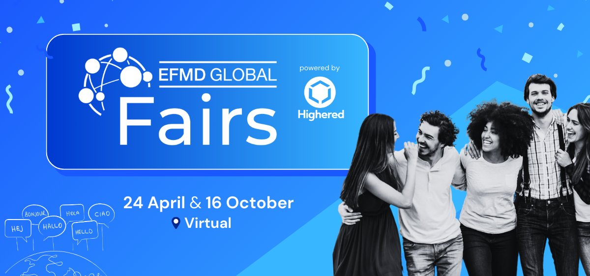 The CDC are delighted to offer @uniofgalway students access to the EFMD Global Career Fair by Highered on April 24th! This virtual event is your opportunity to connect with leading employers from around the world. More details and link to register on Careers Connect