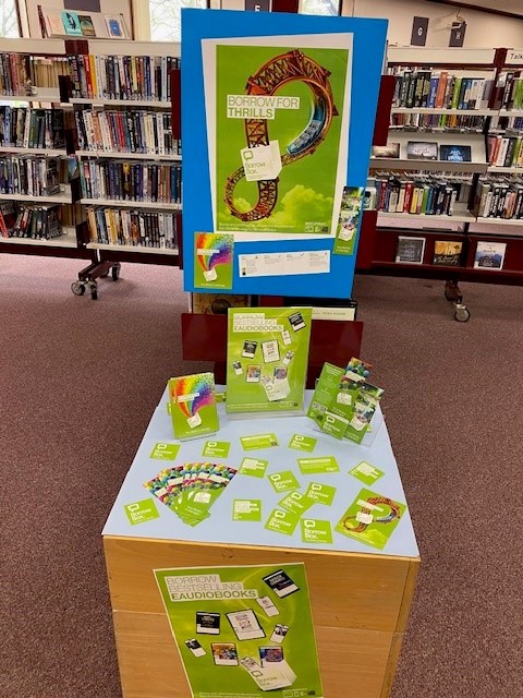 Did you know Leicester library members can download Audiobooks from @BorrowBox for free? Find out more ow.ly/iRBW50RajKm Thanks to staff at Beaumont Leys Library for the great display.