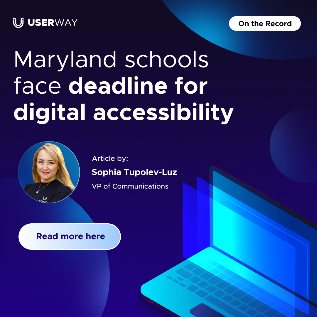 In a few months, all schools in Maryland will be legally required to provide equivalent access to all digital resources for their students with disabilities. 🏫 This move emphasizes Maryland’s commitment to #InclusiveEducation, with state monitoring ensuring ongoing adherence…