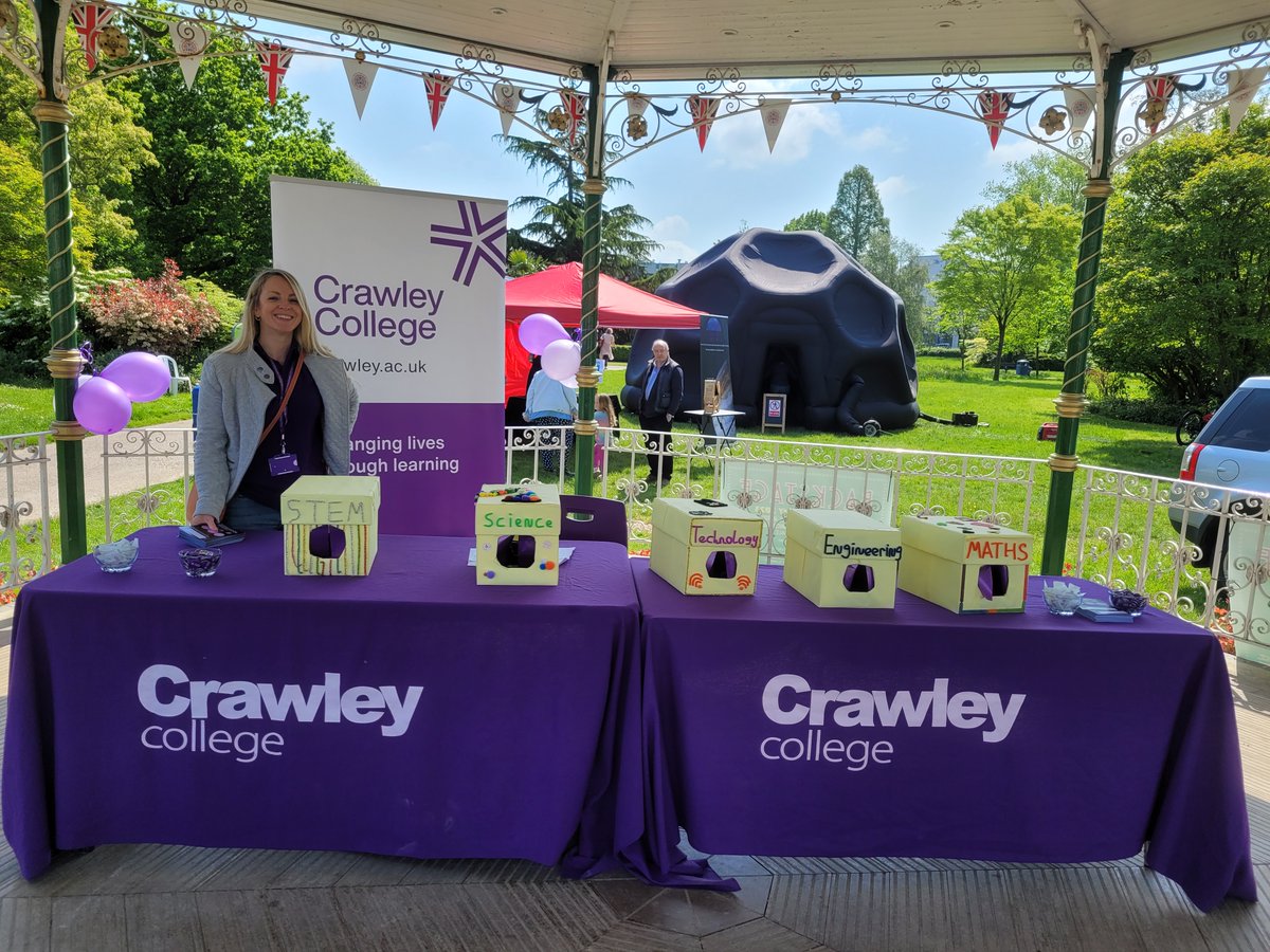 Be sure to visit @CrawleyCollege just across the road from the park for more #STEM challenges during #STEMInThePark2024 Memorial Gds, #Crawley, Sat 18 May 11- 4pm. thestemhub.org.uk/stem-in-the-pa… #STEMforkids #TEACHers #parents #careers #STEMeducation #teacher @Gatwick_Airport