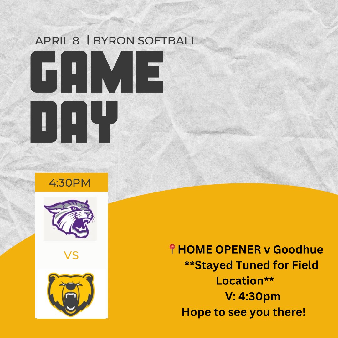 GAME DAY!!! 🌕🌞 Home Opener - Stay turned for further updates/ game location.