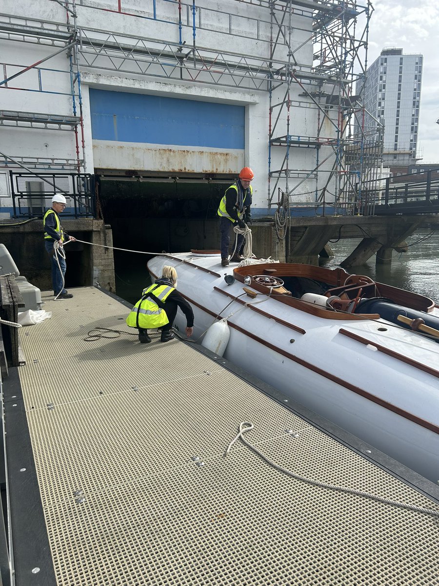 CMB4R was relaunched today, ahead of the next sea trials once the weather improves☀️ This afternoon we will be entertaining the families of CMB veterans, and it will be a great honour to meet them #royalnavy #veterans #portsmouth #hampshire #project #heritage #history