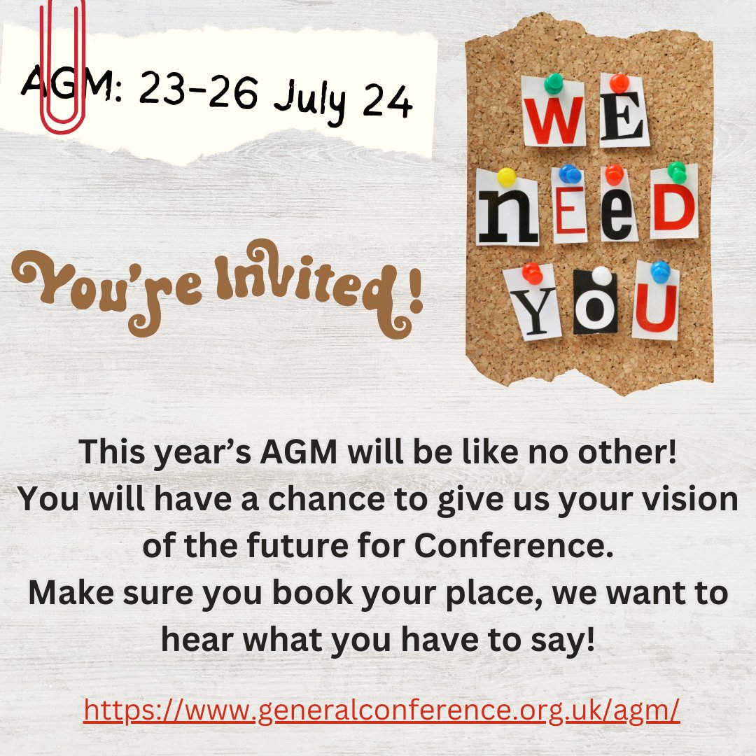 Purley_Chase's tweet image. generalconference.org.uk/agm/