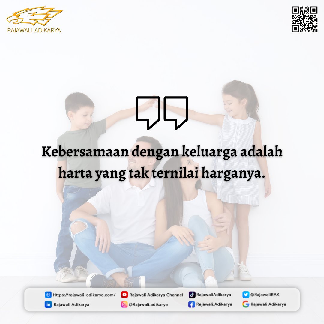 Sudah bertemu dengan keluarga hari ini?

Untuk kalian yang sedang mudik semoga selamat sampai tujuan bertemu keluarga ya.

#RajawaliAdikarya #RAK #teamRAK #keluarga #ramadhan2024