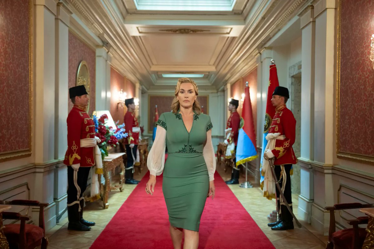 With THE REGIME starting tonight at 9pm on @skytv Atlantic, director and exec producer Jessica Hobbs spoke to @nikkibedi on The Arts Hour @bbcworldservice. Listen from 13.15: tinyurl.com/bdha77j2 Image description: Kate Winslet in THE REGIME #casarotto #reppedbycasarotto