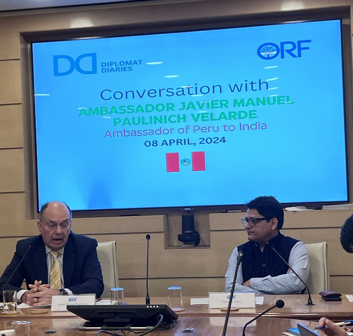 Javier Manuel Paulinich Velarde, Ambassador of #Peru to India in this month’s edition of @orfonline ‘Diplomat Diaries’ shares his insights on the free-trade deal, regional order, U.S-PRC contest, development of #Chancay megaport deal where #China is a main investor.
