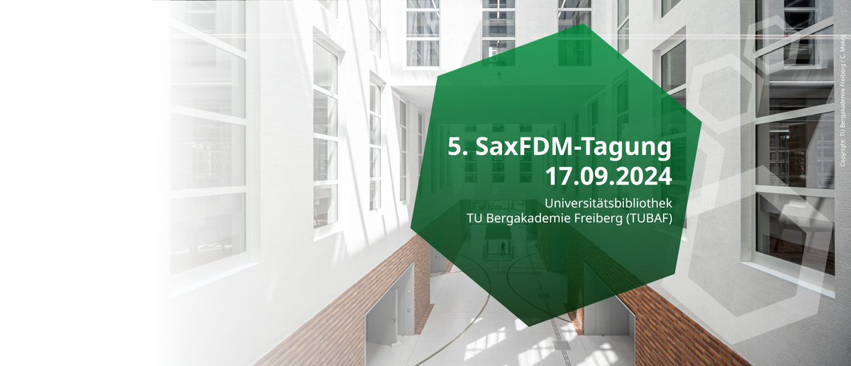 5.SaxFDM-Tagung +++ ANMELDUNG GEÖFFNET +++ Die Anmeldung für die 5. SaxFDM-Tagung an der @UBFreiberg ist ab sofort geöffnet! Jetzt anmelden unter: events.hifis.net/event/1368/reg…