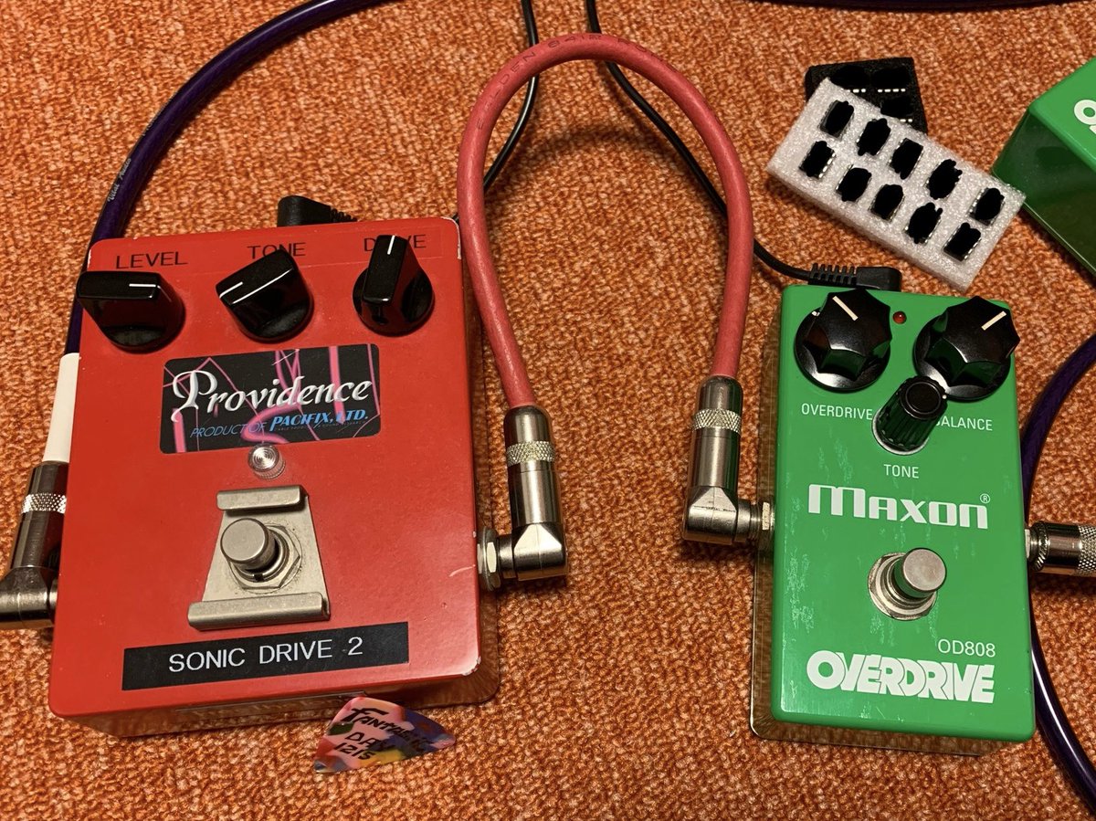 burstlover's tweet photo. 808のオペアンプしっくりくる組み合わせ見つけた✨抜けもブースト加減も素直。sonic drive2の感じに似てる、sd2はバイタライザー的なバッファー入ってたはず（providenceの中の人曰く）バッファー無しのOT driveに近いかも。（SD2、OTDどっちも持ってた私感）
#OD808 #otdrive #sonicdrive #奥田民生 https://t.co/AJrrt9vlEF