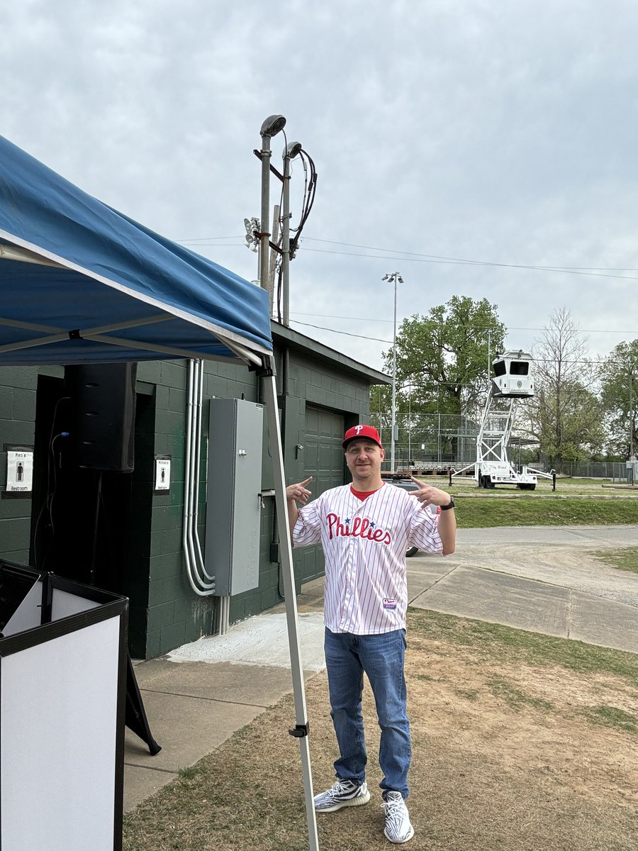 Djing a event in #littlerock #diskjockey #baseball