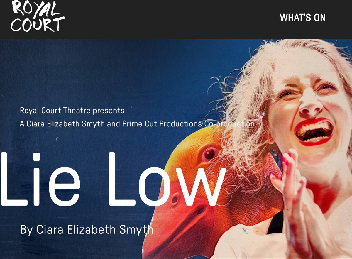 Major congratulations to Drama graduate Ciara Elizabeth Smyth @ciaraesmyth, whose deliciously dark and funny play 'Lie Low' will be playing in London's famous @royalcourt from 22 May - 8 June in association with @primecutproductions and @culture_ireland. #lielowplay