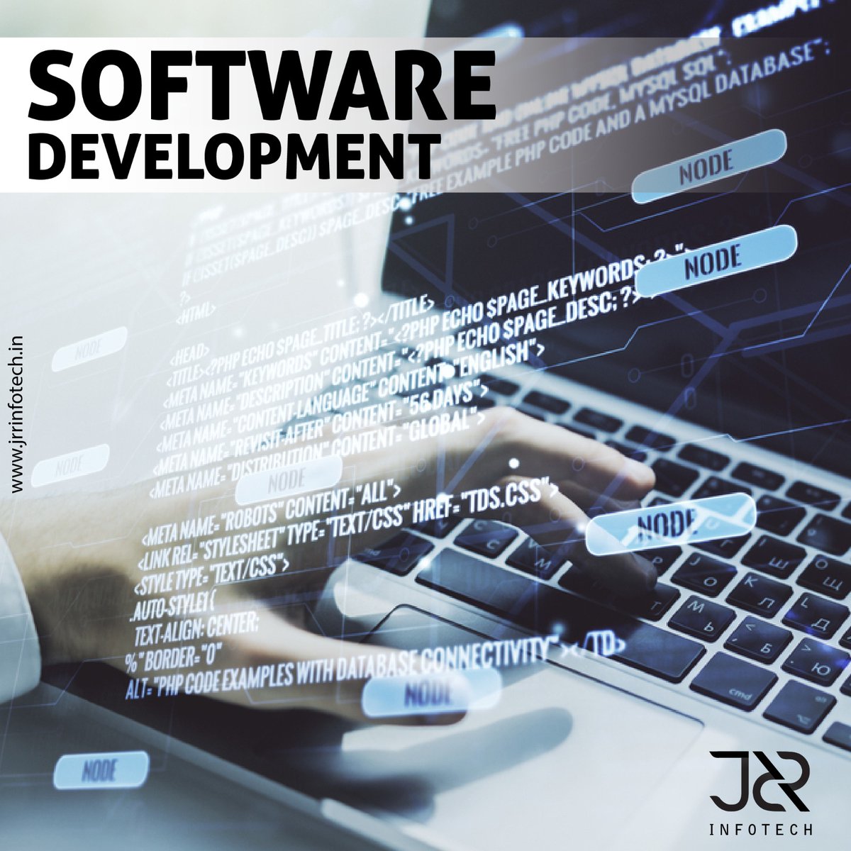 Innovation knows no bounds with our expert software development team. Let us empower your business with custom-built solutions tailored to your unique needs.
.
.
#jrrinfotech #design #softwaresolutions #softwaredevelopment 🖥📲