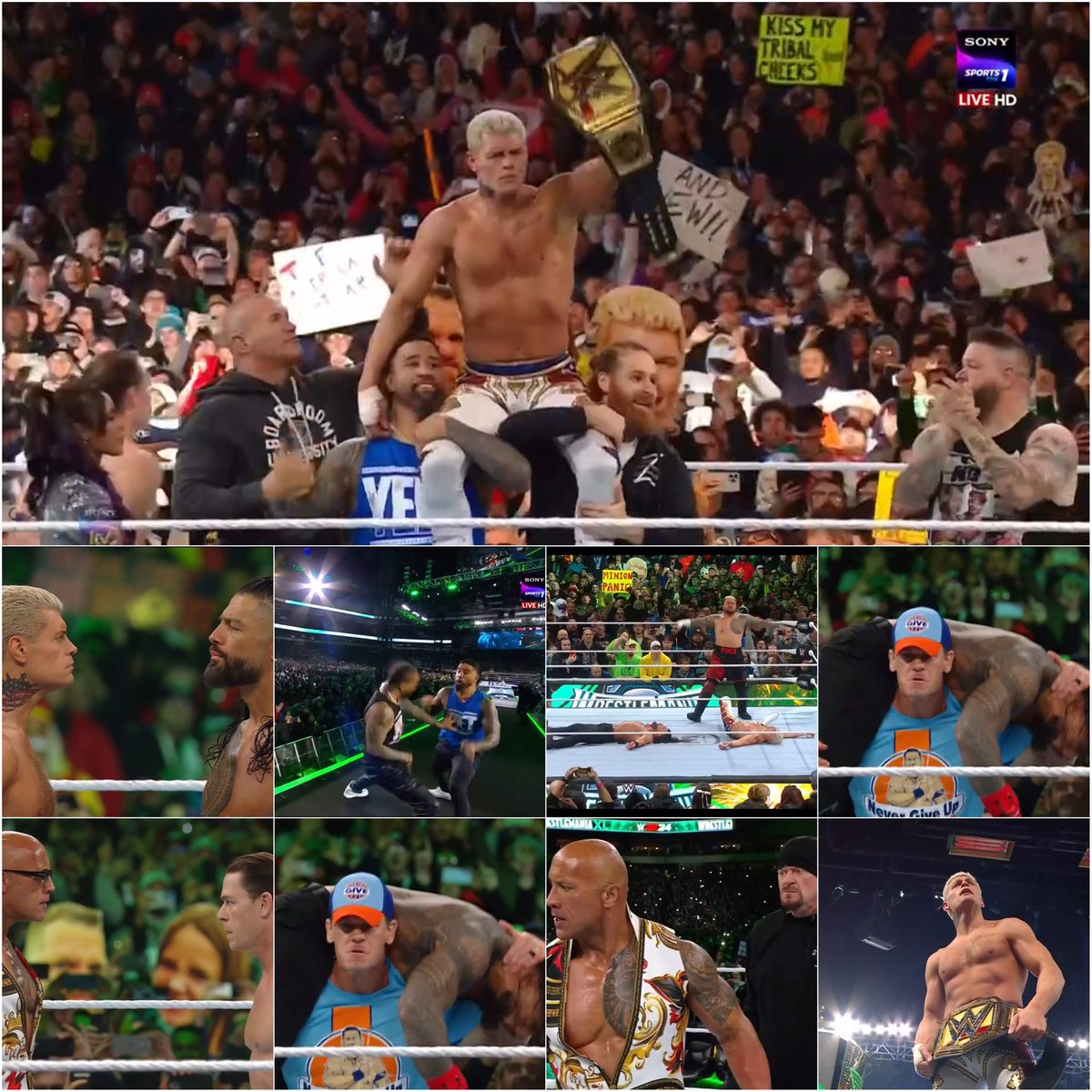 That was just awesome #WrestleMania40 #WrestleMania