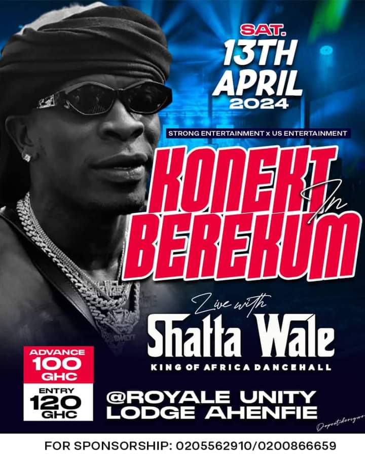 Hello to everyone who is here I'm here to announce to you about the second coming of SM BOSS HIMSELF Shatta wale(shatta movement) the whole nation worldwide everybody know him #shattawale the #leader , let all up BEREKUM on 13th this Saturday 2024 #CLPTR @follow
