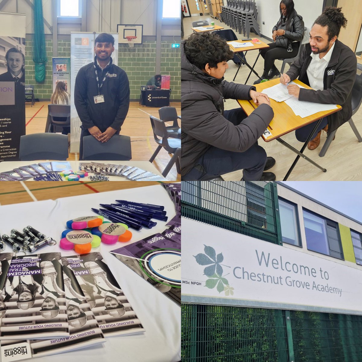 ✨Supporting the next generation into fulfilling careers✨ At @LDEUTC we recently met 125 students to help them gain confidence & learn how to express themselves in interviews. We also met students at @ChestnutGroveA to discuss our work experience & management trainee programme.