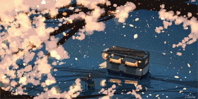 「night sky scenery」 illustration images(Latest)｜2pages