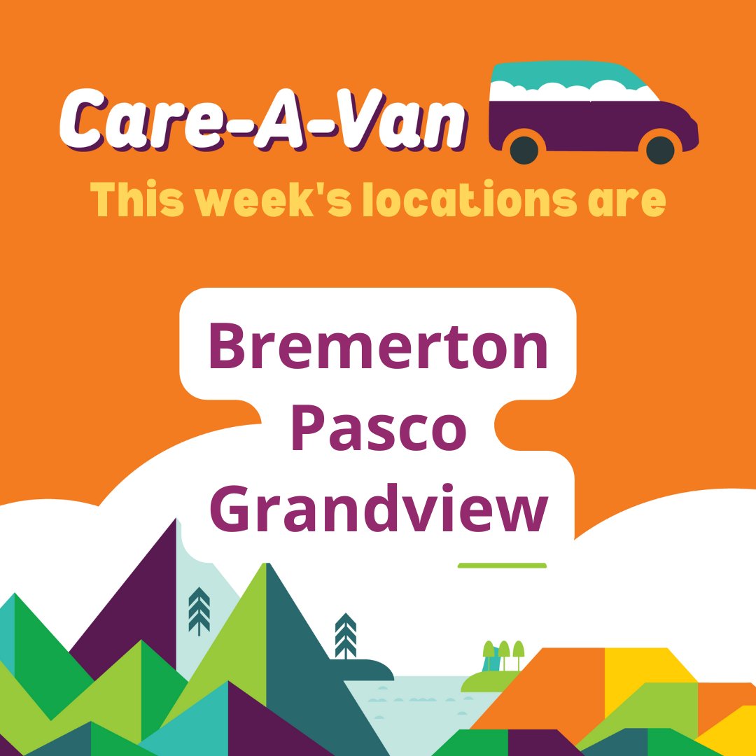 Where is Care-A-Van this week?! You may be able to get a COVID-19, Mpox, flu, childhood vaccines, or a blood glucose and blood pressure screenings. Please register in advance if you can: bit.ly/Care_A_Van