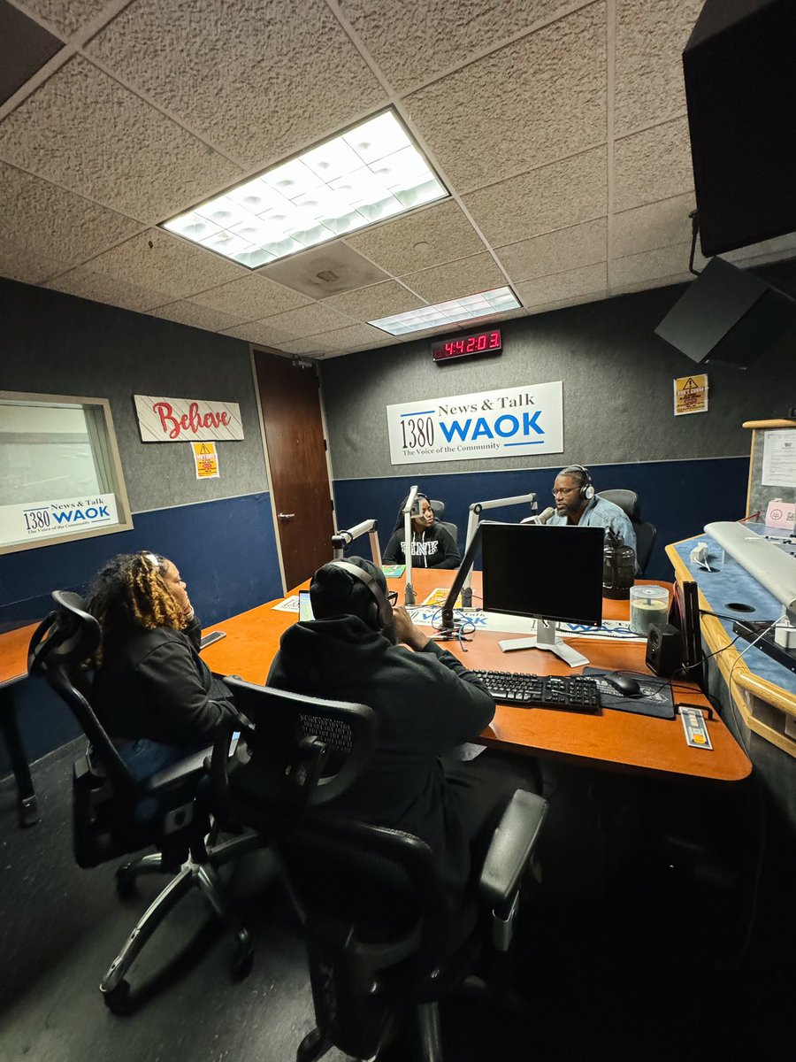 Lately, I’ve had the opportunity to discuss the importance of fatherhood during interviews, which has made me even more grateful to be a present father to my children.

Thank you for inviting me and @zionjoylester to talk about compassion and empathy @WAOK 🙏🏾🌱

#lovebeyondwalls