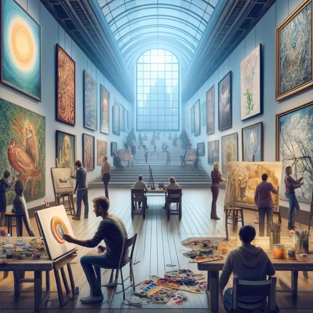 Exploring the intersection of art, mental health, and culture, research highlights the significant role museum-based participatory arts play in mental health recovery. ➡️bit.ly/3TOipkb.
 #MentalHealth #ArtTherapy #CulturalHealing #OpenScience #KnowmadInstitut